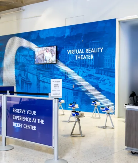 Virtual Reality Theater experience at the Gateway Arch.