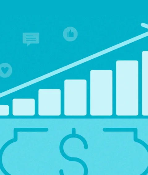 bar graph representing The Question of ROI: Earned Media vs. Paid Media