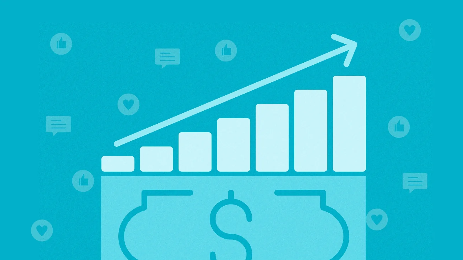 bar graph representing The Question of ROI: Earned Media vs. Paid Media
