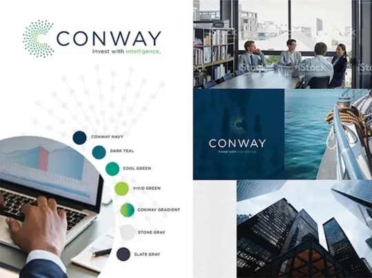 Conway website mood board