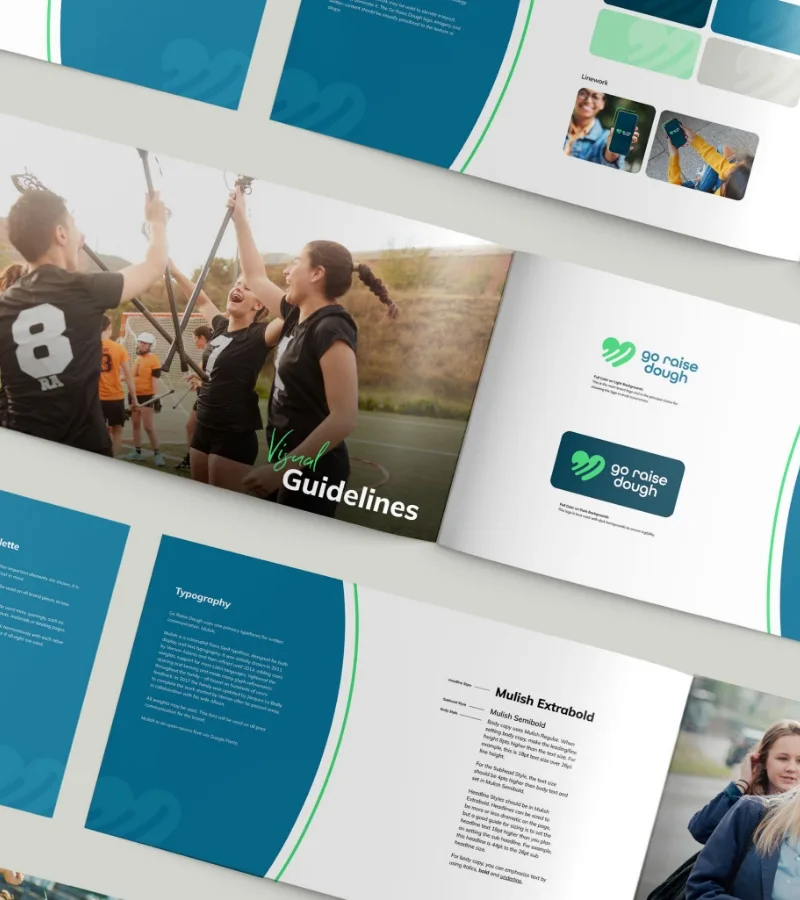 Go Raise Dough brand guidelines